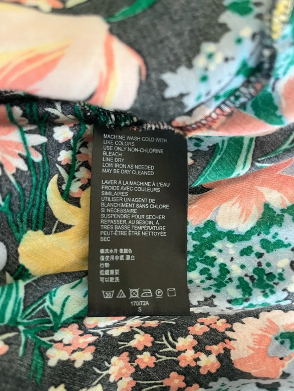 Maeve Floral Maxi Skirt with Vibrant Multi-Color Print Size Small - Picture 7 of 7